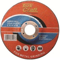 - Grinding Disc - For Steel - 125MM X 6.0MM X 22.22MM - 6 Pack