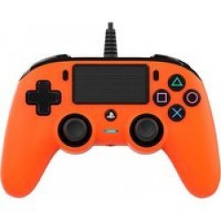 Nacon Wired Compact Controller For PS4 Orange