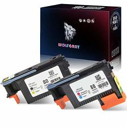 Wolfgray 2 Pack HP88 Printhead 88 Printheads C9381A C9382A For Hp Officejet Pro K5400 L7480 L7500 L7550 L7580 L7590 L7650 L7680 L7710 L7750 L7780
