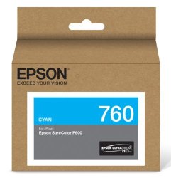 Epson T760220 Ultrachrome HD Cyan Standard Capacity Cartridge Ink