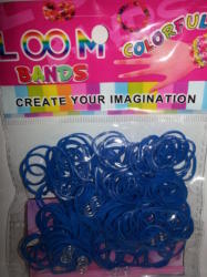 Neon Blue Loom Bands 200's