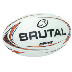 Brutal Rugby Ball - S001 V2 - New - 1 Colour Combo - Barron - Size 3 4 5