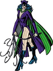 Classic Catwoman The Cat Burglar Thief Dc Comics Batman Iron On Applique Patch