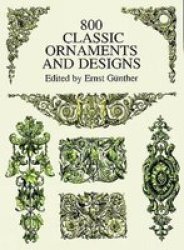 800 Classic Ornaments And Designs paperback Dover Ed