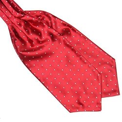 Shuohu Retro Men Silk Blend Elegant Scarf Cravat Neckties