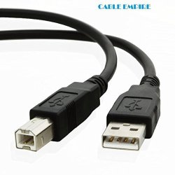 Cable Empire USB Cable For Canon Canoscan Lide 700F Printer 10 Feet