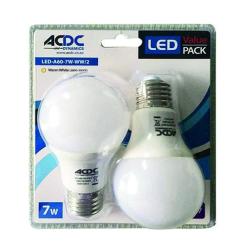 Acdc LED Lamp 5W E27 A60 - Daylight