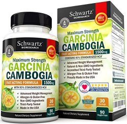95% Hca Pure Garcinia Cambogia Extract. Fast Acting Appetite Suppressant Extreme Carb Blocker & Fat Burner Supplement For Fast Weight Loss & Fat Metabolism.