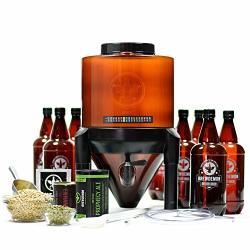 Brewdemon Craft Beer Brewing Kit Extra With Bottles - Conical Fermenter Eliminates Sediment And Makes Great Tasting Home Made Beer