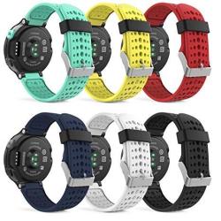 MoKo Garmin Forerunner 235 Watch Band Soft Silicone Replacement Watch Band For Garmin Forerunner 235 220 230 620 630 735XT Smart Watch 6PCS Multi-colors