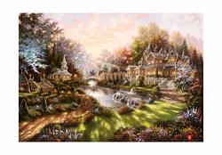Puzzlelife Morning Glory 1000 Piece - Large Format Jigsaw Puzzle. Can Be Enjoyed By All Generation. Beautiful Decoration Pleasant Play