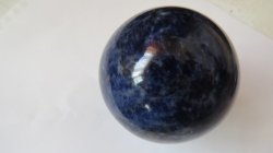 Large 1 500 Cts Collectors Quality Sodalite Sphere 300 G - 61mm