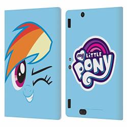 Official My Little Pony Rainbow Dash Full Face Leather Book Wallet Case Cover Compatible For Amazon Kindle Fire Hdx 8.9