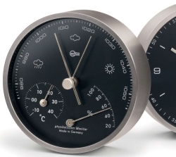 Barigo 101.5 - Modern Home Barometer High Altitude Black Dial