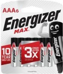 Energizer Max Alkaline Aaa Battery Value Pack Pack Of 6