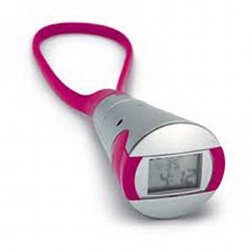 Arco Digital Silver And Hot Pink Handy Stopwatch AR1353
