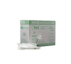Disposable 5ML Luer-slip Syringe 100'S