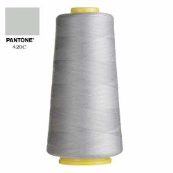 Polyester Sewing Thread Solids 3000 Yards All Purpose Thread 40S 2 Polyester Thread For Quilting Dress Making General Stitching Machines And Handmade Project Many Colors Gray