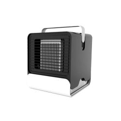 USB MINI Air Cooler Negative Ion Air Cooling Fan-black