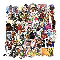 Stickers Pvc Decals Of Hip-hop Rap Waterproof Sunlight-proof Diy Ideals For Cars Motorbikes Skateboard Spinner Luggages Laptops 48-PCS