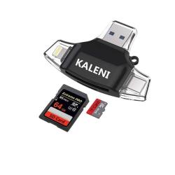 Kaleni Sd Card Reader Memory Micro Sd Card Reader USB Type C Adapter Viewer Compatible With Iphone Ipad Android Mac - With Light | R729 00 | Card