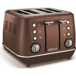 Morphy Richards 4 Slice Toaster Stainless Steel Bronze