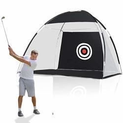 F2C 10X6.5FT Golf Net Portable Golf Hitting Nets With Target Golf Driving Range Pitching Swing Practice Training Aids W carry Bag For Backyard Indoor