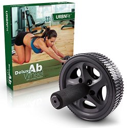 Urbnfit Ab Roller Deluxe - Abdominal Exercise Toning Wheel - Get 6 Pack Abs