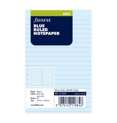 Organiser MINI Blue Ruled Notepaper