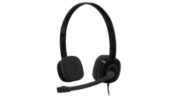 Logitech Wired Headset H151 Analogue Black 2 Year Carry In Warranty