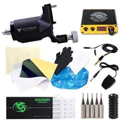 Extreme Rotary Tattoo Machine Kit Power Supply Complete Tattoo Kits Foot Pedal Grip For Tattoo Artists Extreme