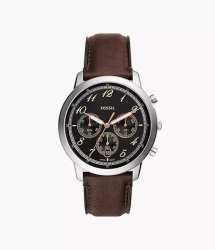 Fossil Neutra Chronograph Brown Leather Men's Watch FS6024