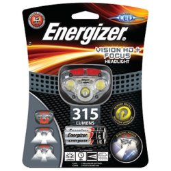 Energizer 400LUM Vision HD Plus Focus Headlight Grey - E300280700