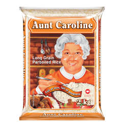 Aunt Caroline Parboiled Rice 10 X 2kg