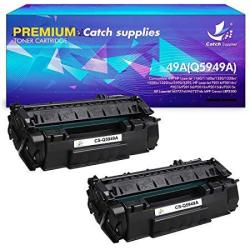 Catch Supplies Compatible Toner Cartridge Replacement For Hp 49A Q5949A 53A Q7753A P2015 Toner Cartridge Hp Laserjet P2015 1320 1160 3390 M2727NF 1320