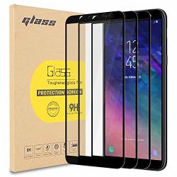 3-PACK Samsung Galaxy A6 2018 Tempered Glass Screen Protector Ipush Premium Full Coverage Screen Protector With Anti-scratch Case Friendly Bubble Free For Samsung A6 2018