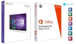 Windows 10 Professional Microsoft Office 2019 Professional Plus