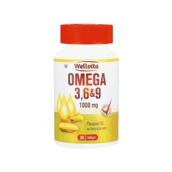 Wellvita Omega 3 6+9 1000MG Soft Gels 30ML