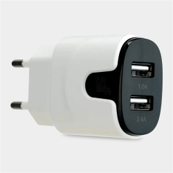 3.4A Dual USB Wall Charger With Micro USB Cable
