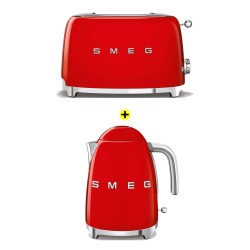 Smeg - Toaster And Kettle Pack - Red