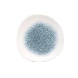 Bce Raku Topaz Blue - Organic Round Plate - 21CM - CC-RKTB-OG8.1