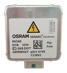Set of 2 Osram / Sylvania Xenarc (Xenon) D2S Headlight Bulbs # 66240 - NEW  OEM - 35W / P32d-2 - Made in Germany