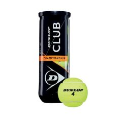 Dunlop 3-BALL Club Championship Tennis Ball Tin