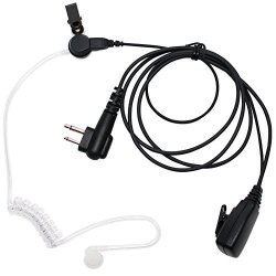 Fbi Earpiece With Push To Talk Ptt Microphone Replacement For Motorola - Compatible With Motorola CP200 Motorola CLS1110 Motorola CLS1410 Motorola CP185 Motorola PR400