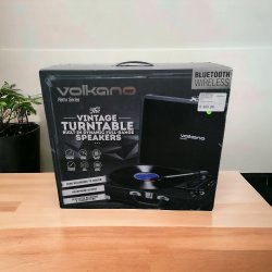 Volkano Retro Series Turntable Manual Bluetooth Speaker