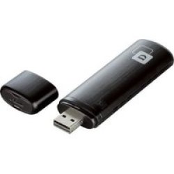 D-Link DWA-182 Wireless AC1200 Dual-band USB Wi-fi Adapter With Wps Button