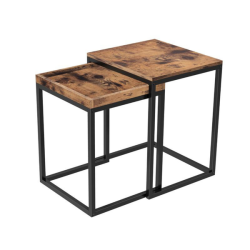 Quality Nesting Coffee Tables - Set Of Two