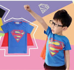 Superman Cape Tshirt Size 3 Years