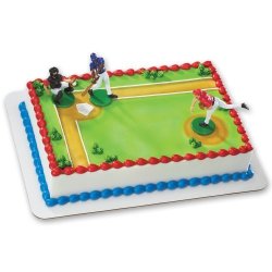 Baseball-batter Up Decoset Cake Decoration