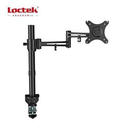 Loctek D2 Swivel Monitor Arm Desk Mount Computer Screen Stand Fits 10"-27 " Lcd Clamping 22 Lbs.